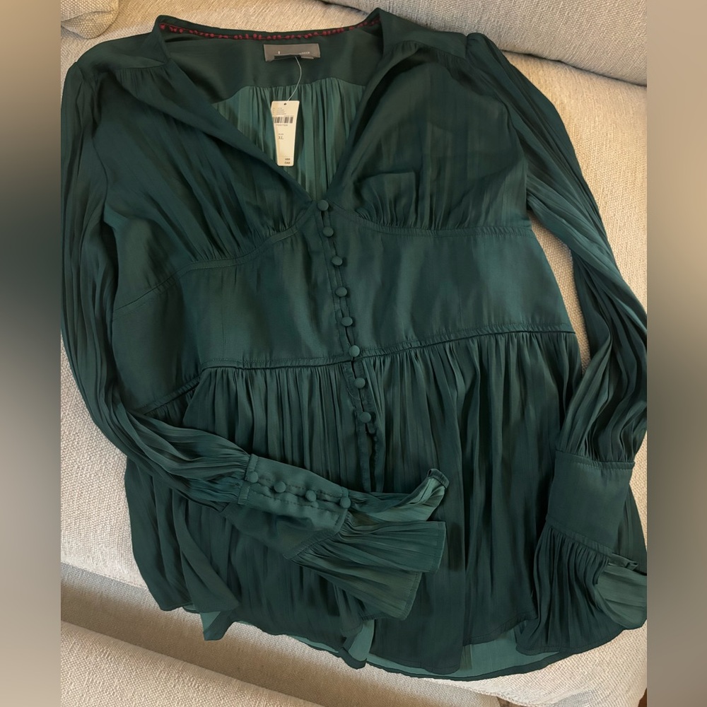 Anthropologie Women’s peplum top NWT